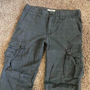 Cargo Pants Heritage Plaid Grey 36 Straight Grungewear Skate Workwear